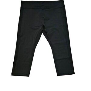 TomboyX The Only 3/4 Legging High Waist Womens Size 5X Black With Pockets